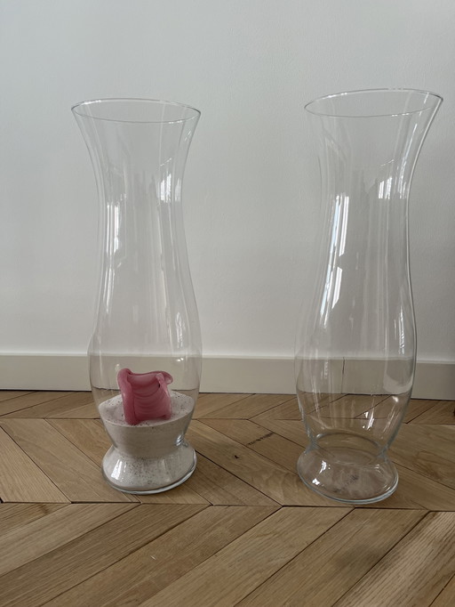 pare-vent pour bougies/vase