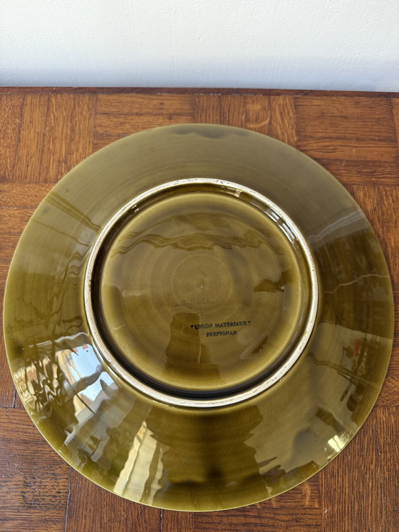 Image 1 of Plat nénuphars Sarreguemines made in France 