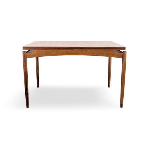 Tavolo da pranzo Midcentury in Teak Pieghevole Allungabile Vintage Anni '60 mcm