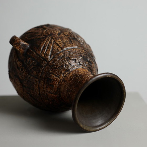 Jasba Model 1690-30 Sculpturale Keramische Vaas, West-Duitsland, c. 1970 – Vazen, Ceramic (photo 9 of 13)