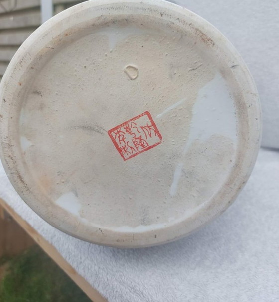 Chinese Vase 62 High 4.8 Kg 1970 /1980 – Ceramic, Porcelain (photo 7 of 7)