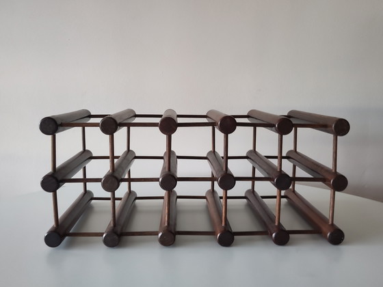 Portabottiglie Vintage Richard Nissen Langaa Denmark – Wood (photo 5 of 13)