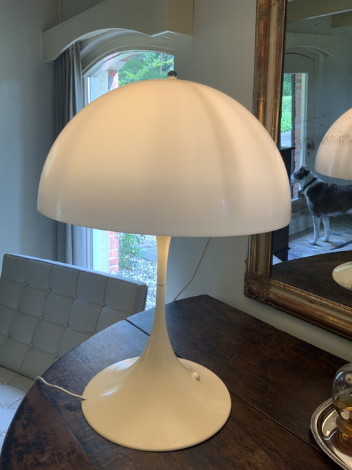 Panthella table lamp by Louis Poulson