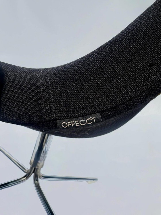 Offecct Bond Poltrone Lounge, Design Jean-Marie Massaud, Tessile, Cromo, Nero, Modern (foto 7 di 7)