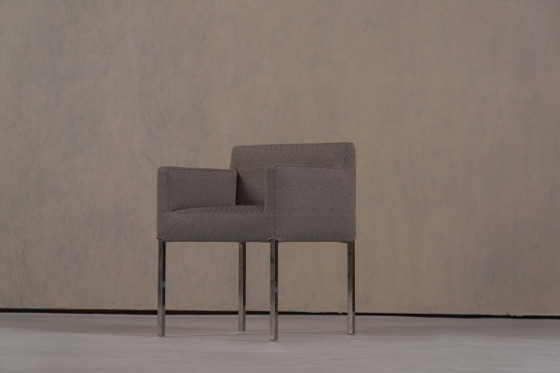 Image 1 of Sedie Ligne Roset in tessuto grigio, Francia, anni 2000, set da 2