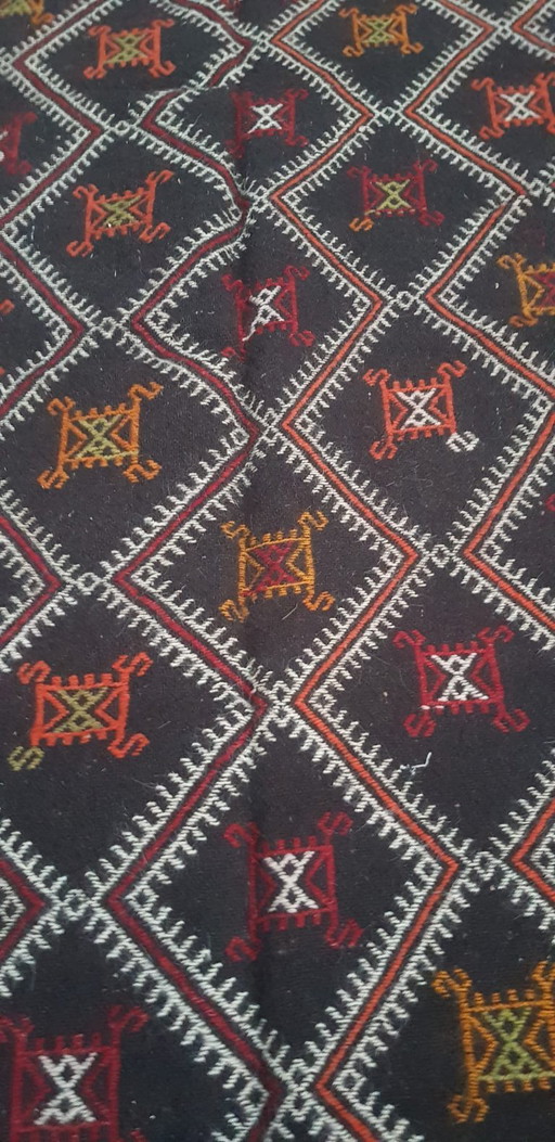 Kilim turco tejido a mano 140x302cm