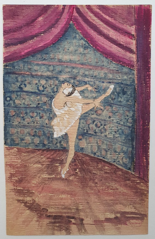 Antwerp Artist G.Ph. Cousin Apprentice Fl. Jespers Ballerina