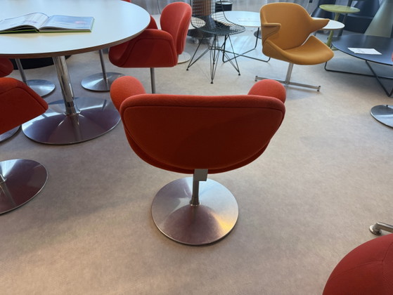 4x Artifort Little Tulip Pierre Paulin – Armchairs, Metal, Textile, Modern (photo 4 of 5)