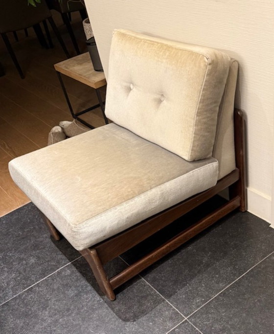 Image 1 of Van den Berghe-Pauvers modulaire sofa – 3-zit + hoekmodule + 1-zit – Belgische designklassieker