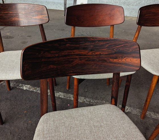 Image 1 of 6 Palisanderstühle von Harry Østergaard für Randers, 1960er Jahre, 