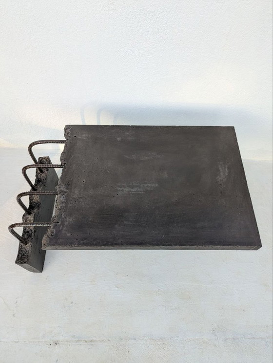 Image 1 of Wallavibe - D.B - Tavolino da caffè - Tavolo a L - Stile brutalista - Mobile scultoreo