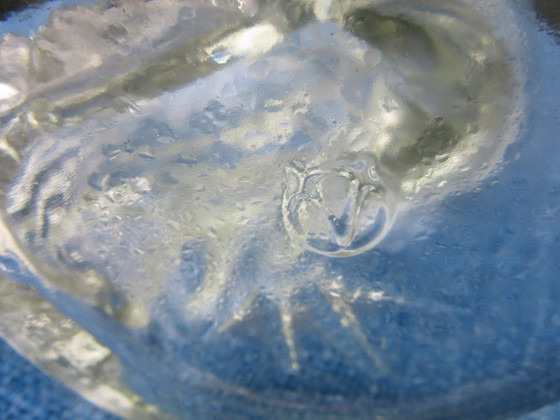 Glass Cockerel Decanter Bottle "V In A Circle" Maker's Mark For Summit Art Glass (Vogelsong) (photo 10 of 16)