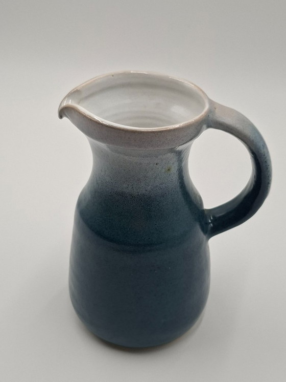 Image 1 of Glazed ceramic pitcher