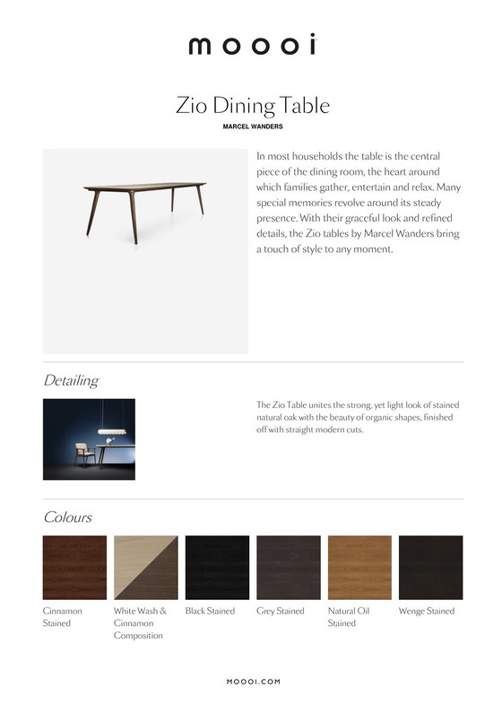 Moooi Zio Table 250x100 cm cinnamon Marcel Wanders – Dining tables, Wood (photo 5 of 6)