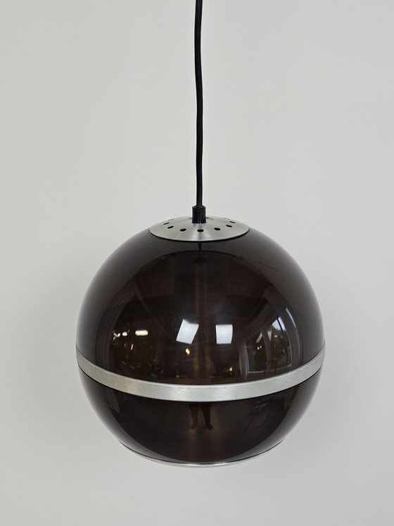Suspension vintage Dijkstra en plastique, Noir (photo 7 sur 11)