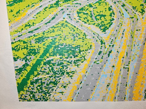 Image 1 of Zeefdruk op canvas Henk van der  Vet