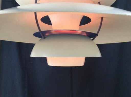Vintage Louis Poulsen PH-5 Ceiling Lamp – hanglampen, Metal, Aluminium (photo 2 of 5)
