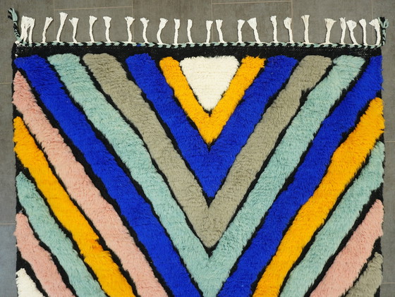 Image 1 of Tapis berbère - 259 Cm X 157 Cm - Laine colorée