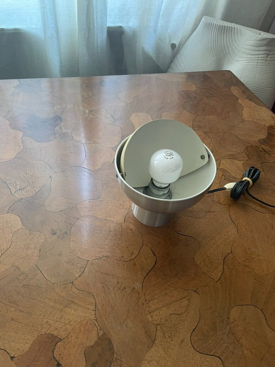 Set of 2 vintage Space Age table lamps – 1970s – Raak lighting, Aluminium (photo 4 of 6)