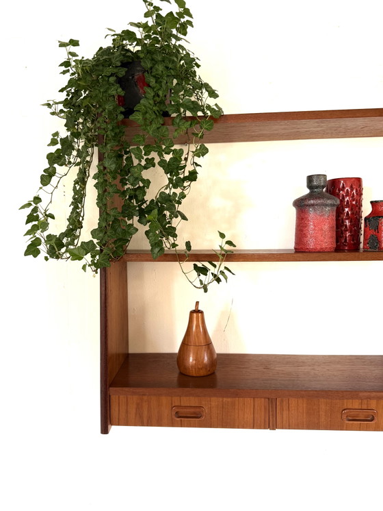 Vintage Deense Teakhouten Wandkast ‘60 – Wood (photo 5 of 10)