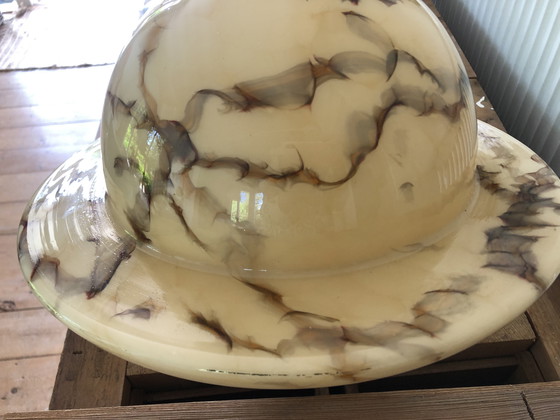 Image 1 of Lampe Art Déco à glaçure magnifique