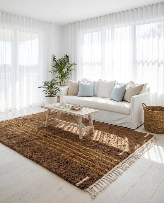 Handmade Traditional Berber Rug 150/250 cm – Ahrend, Rugs & carpets, Wool (photo 7 of 8)
