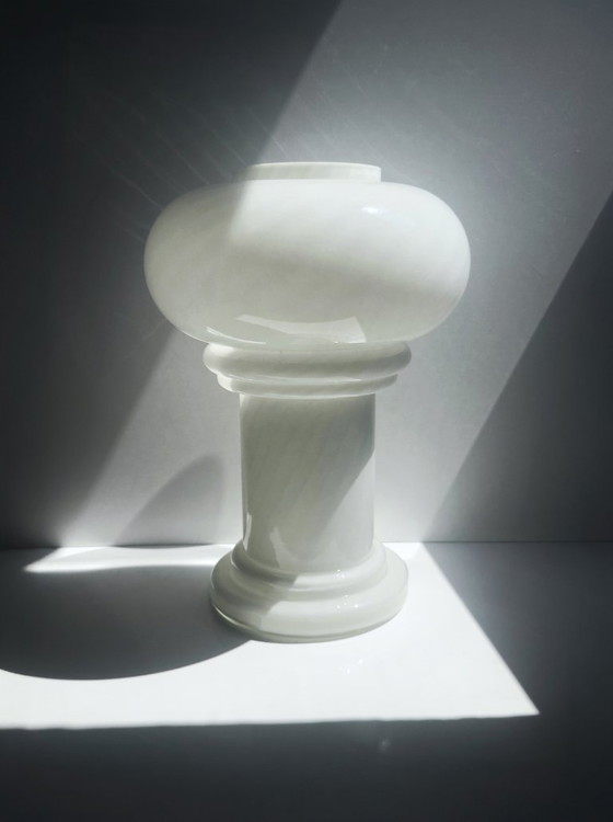 Image 1 of Vintage Italian table lamp Mushroom Fungo Swirl Barovier & Toso Venini Vignelli Peill Putzler 1960s 1970s
