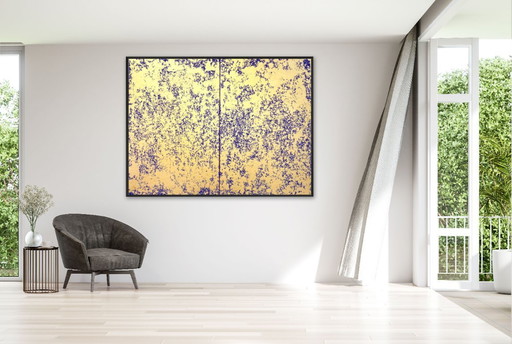 Jürgen Angeler - Golden Violet Crystals - XXL