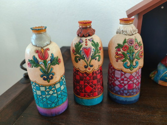 Image 1 of Weihnachtskrippe / Weihnachtsstall, handgefertigt von Jim Shore