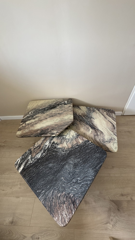 Image 1 of Set di tavolini da caffè in marmo