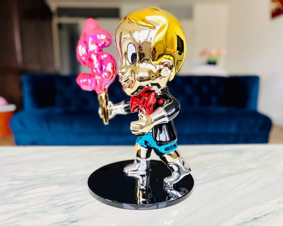Image 1 of sculpture de Richie Rich, figure pop art, art design, graffiti, art moderne, nouveau