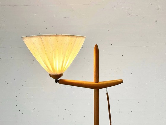 Image 1 of Lámpara de pie de haya by Temde, 1960s