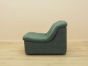 Grüner Sessel, italienisches Design, 1970er Jahre, hergestellt in Italien