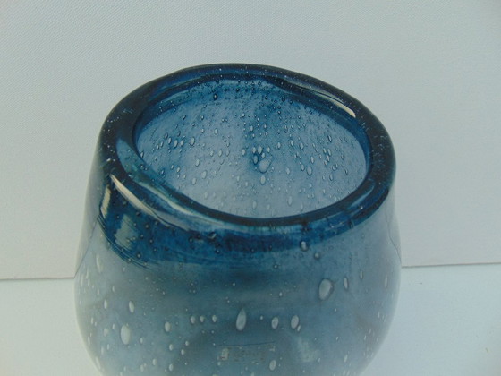 Image 1 of Vaso Fidrio blu