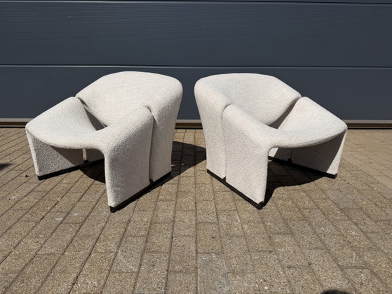 Image 1 of Artifort F580 Groovy armchairs in mint condition!! Pierre Paulin