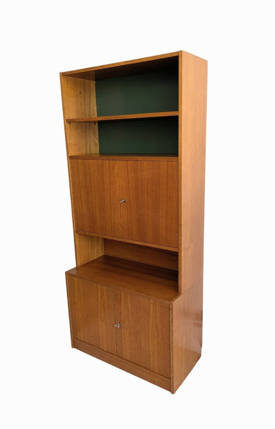 Image 1 of Vintage midcentury highboard, bookcase