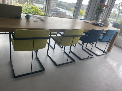 12 x Hennie de Jong pour Castelein en Lime, Aqua et Dark Blue