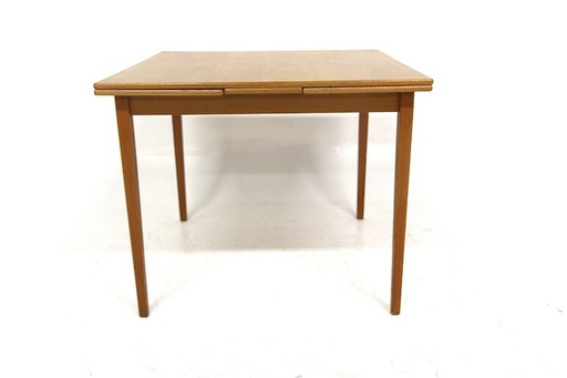 Oak "folding" dining table, Sweden, 1960