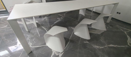 Kristalia Nori Extendable Table - 90x166/278cm – eettafels, Metal
