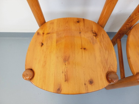 Image 1 of Set di 2 sedie vintage scandinave in pino Rainer Daumiller degli anni '60/'70