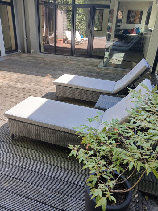 Garden set Brafab, 2 deck chairs and table