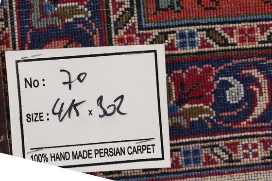 Image 1 of Persian carpet Yazd Sherkat 4.15 x 3.02 Oriental carpet fine No. 70