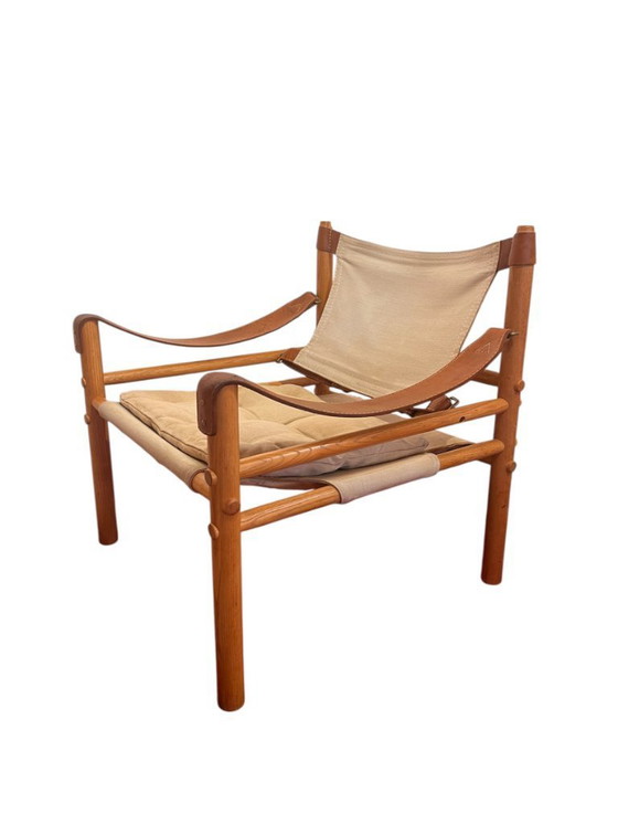 Image 1 of Sedia safari vintage Sirocco di Arne Norell, anni '60