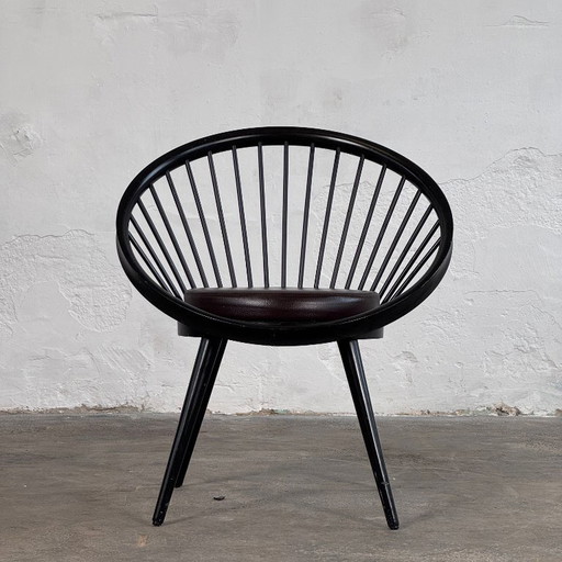 Set aus 4 „Circle“-Loungesesseln im Stil von Yngve Ekström, 1960
