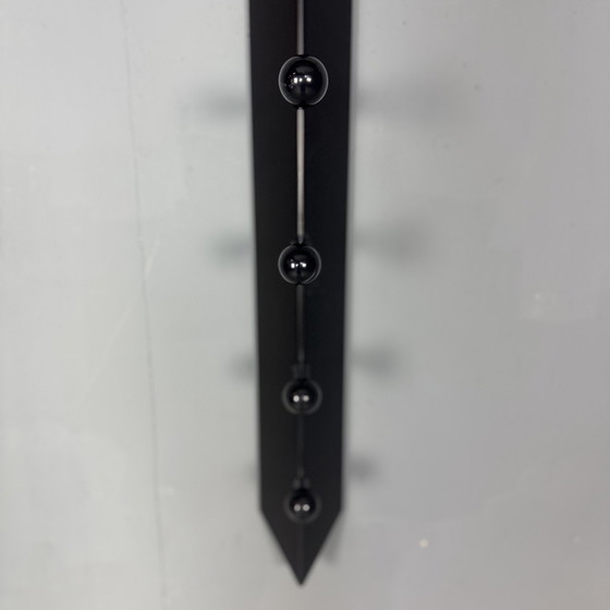 Image 1 of Garderobenständer aus Stahl und Chrom aus den 1980er Jahren