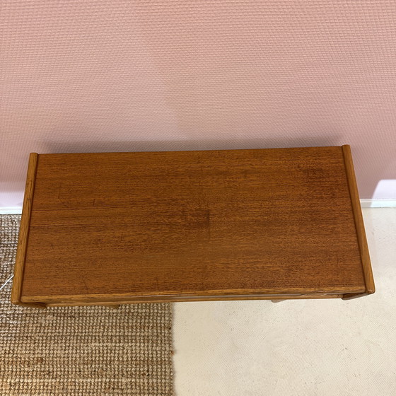 Image 1 of 1950's Swedish Mid-Century Teak Side Table / Hall Cabinet