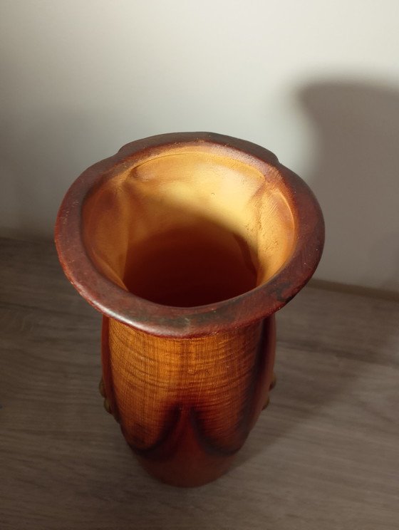 Image 1 of CARSTENS TONNIESHOF 7079 vase, Xenia luxury series, designed by Gerda Heuckeroth, with the interlocking 2 Cs logo, Germany