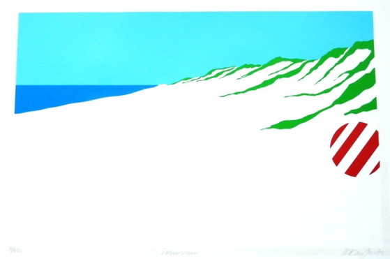 Strandansicht - Ole Kortzau – Lithographien & Drucke, Papier (photo 4 of 5)