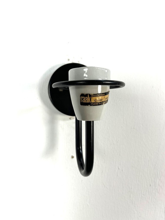 Image 1 of Lucifero/Quinquet wall lamp for Raak Amsterdam, 1968.