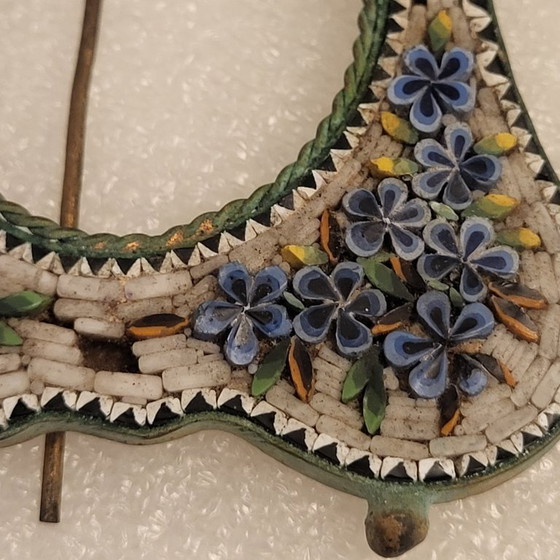 Image 1 of Cornice in micromosaico e bronzo, Italia, circa 1900